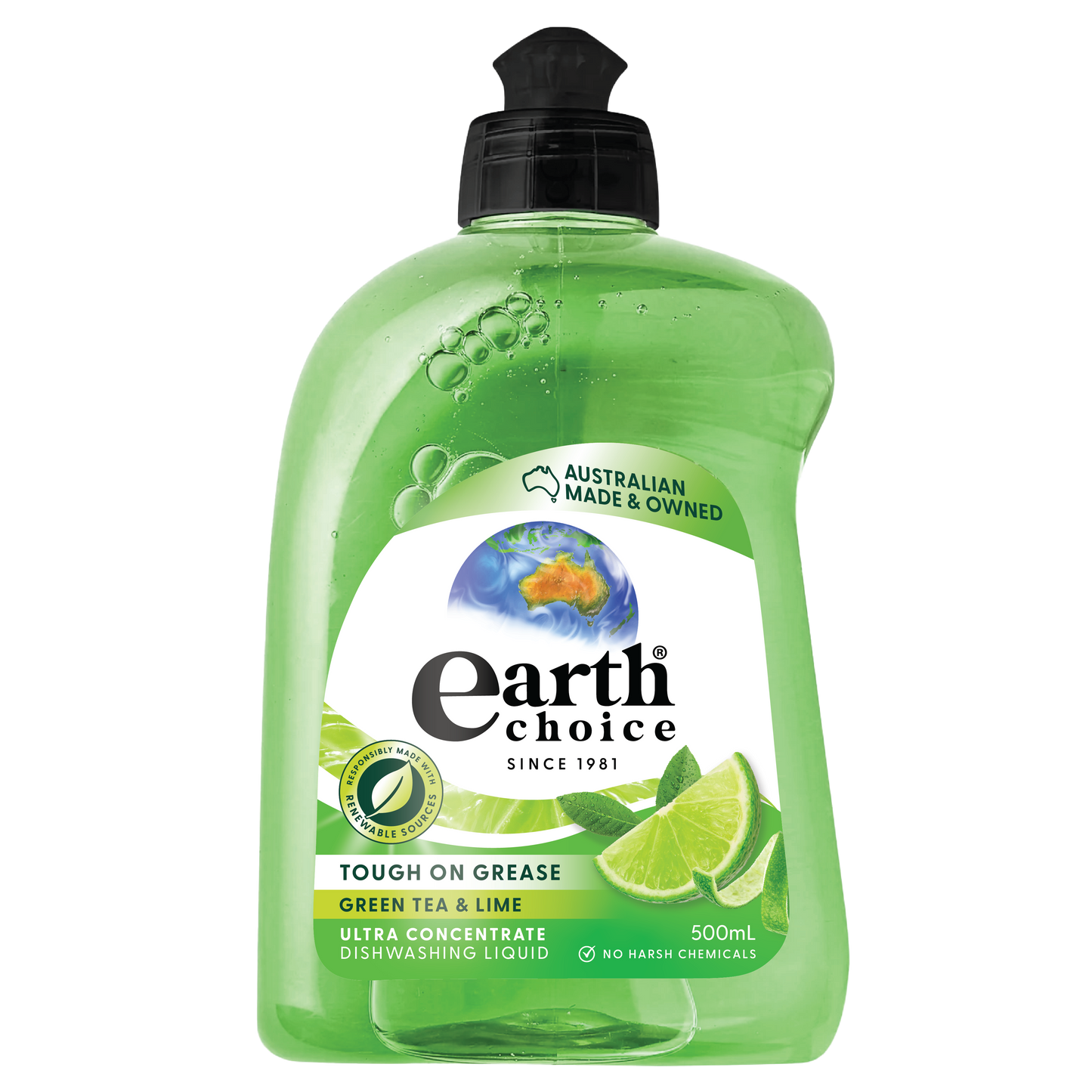 Green Tea & Lime Concentrate Dishwashing Liquid 500ml