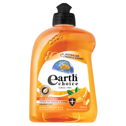 Antibacterial Orange Zest Concentrate Dishwashing Liquid 500ml