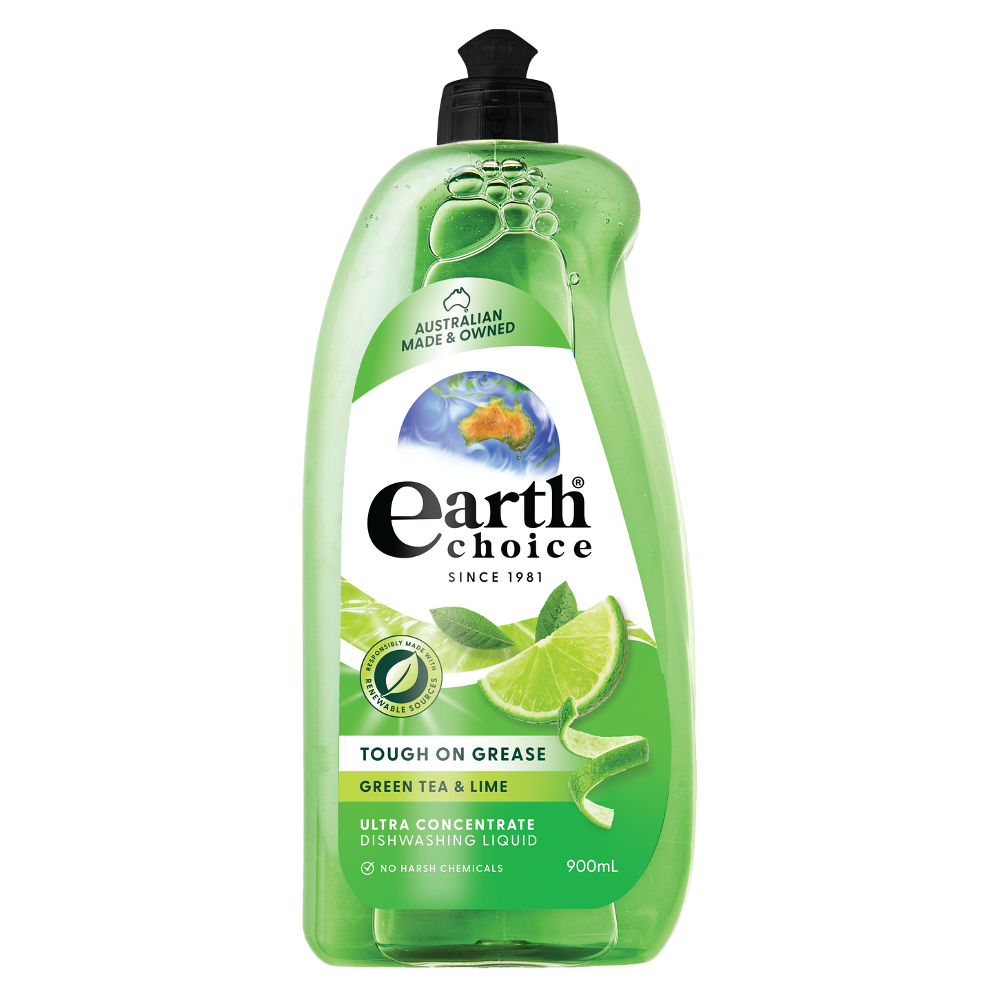 Green Tea & Lime Concentrate Dishwashing Liquid 900ml