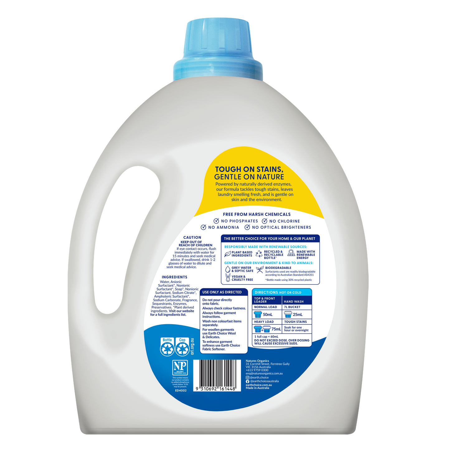 Ultra Concentrate Laundry Liquid Top & Front Loader 4L