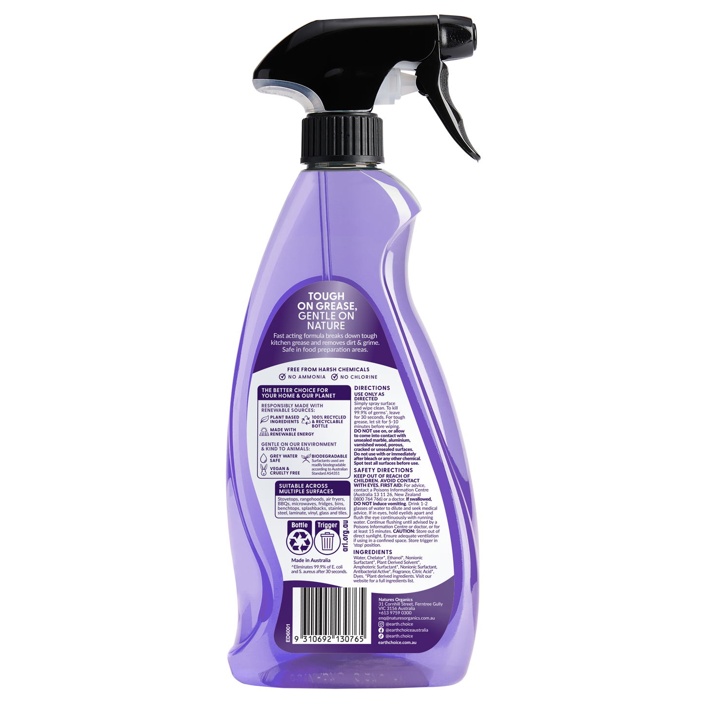 Earth Choice Power Degreaser Multipurpose 600mL