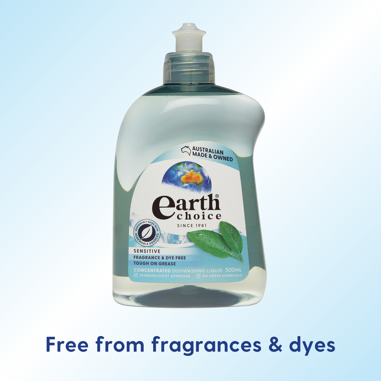 Sensitive Concentrated Dishwashing Liquid 500mL